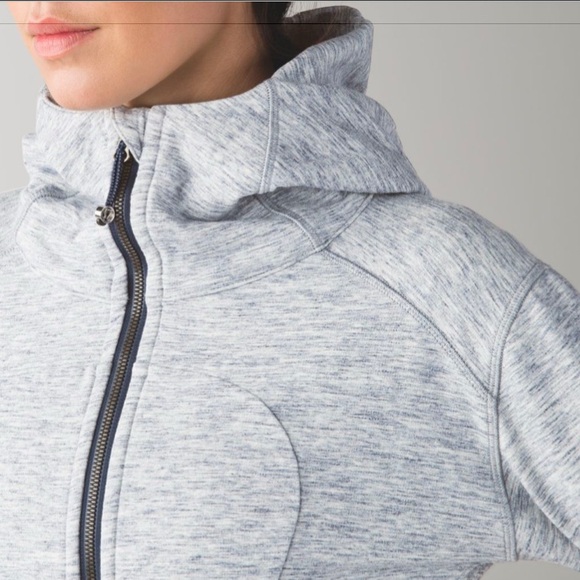 Lululemon Scuba Hoodie II Heathered Space Dyed Gris 4 - Picture 3 of 12